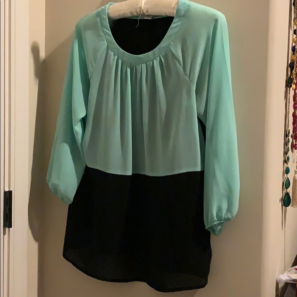 Forever 21 Baseball Tee Sheer Top